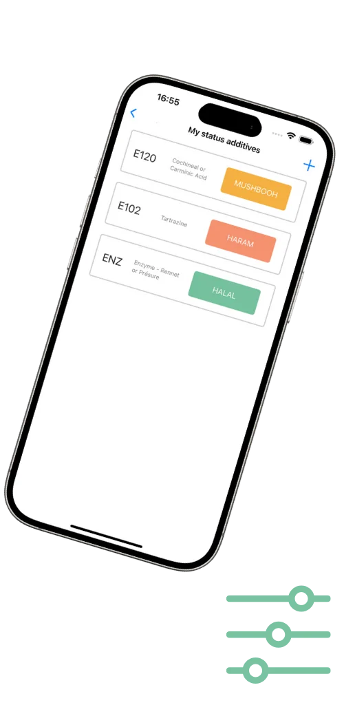 TagHalal App – Customize Your Status for Any Additive
