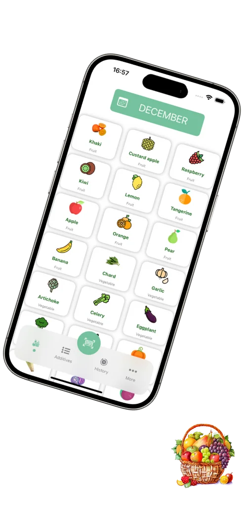 TagHalal App – Check Seasonal Fruits and Vegetables by Month