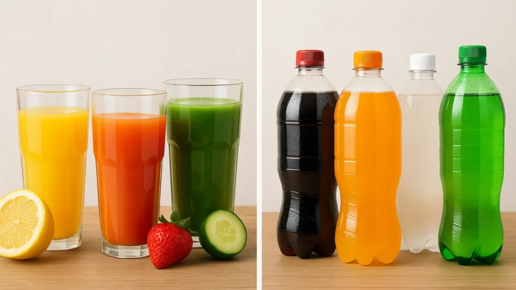 Natural juices and sodas as halal alternatives to non-alcoholic beer